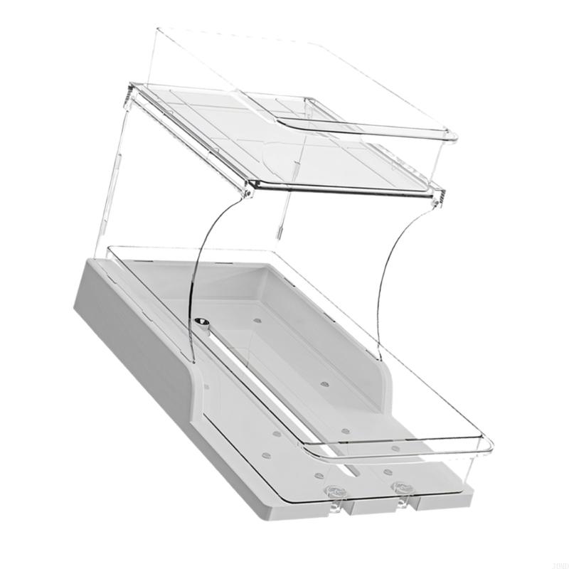 Kitchen Appliances In Store - Stilvolle 2-lagige drehbare Küchenorganizer, Mehrzweck-Küchenregal zur
