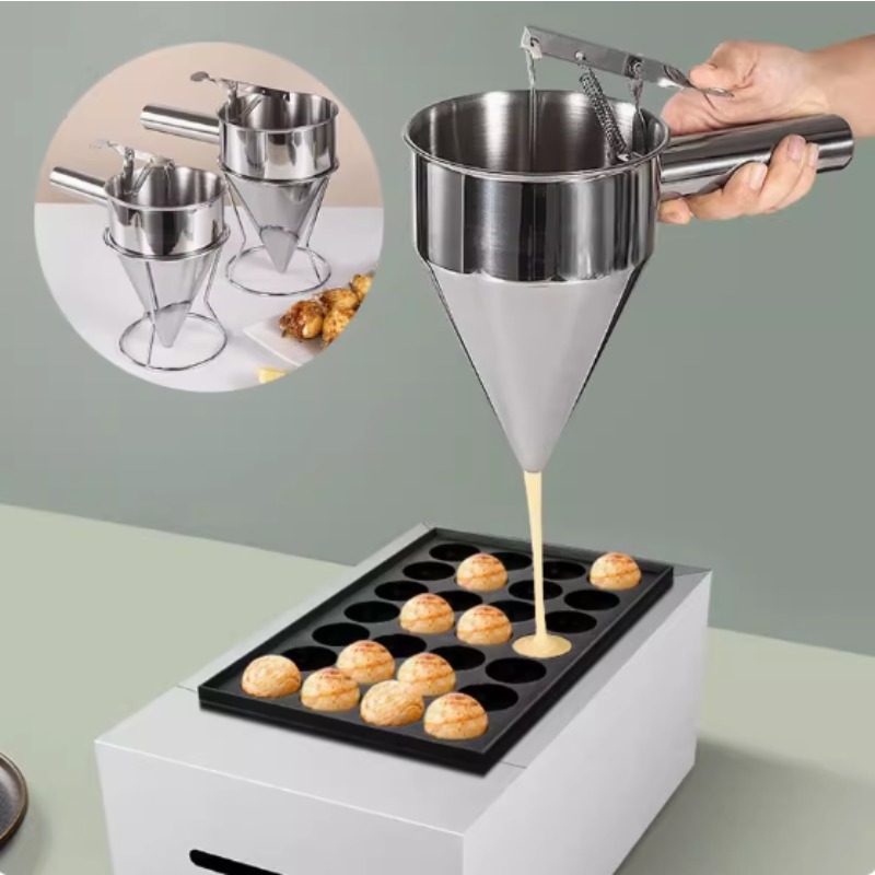 Kitchen Appliances Brand - 600/1200ML Edelstahl Flüssigkeitsspender, Oktopus-Ball-Tool, Küchenzubehör mit